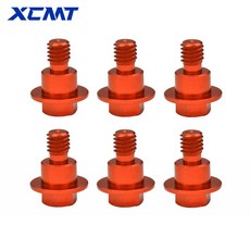 YAMAHA YZ65 YZ125 WR450F 가드 YZ250FX 볼트 포크 M6*12 6PCS YZ450FX YZ250 YZ450F YZ250F WR250F 나사 프론트 YZ125, Orange