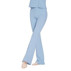 Lovdaswi 십대 소녀용 요가 바지 하이 웨이스트 플레어 레깅스 부츠컷 댄스 캐주얼 팬츠, 11 ~ 12세, 블루 팬츠