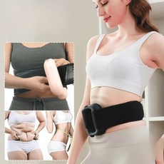 뱃살 빼기 기적고주파 진동 근막 링 온열 패드 허리 찜질기 복대 벨트 조사기, (블랙)벨트 포함 제공/1개