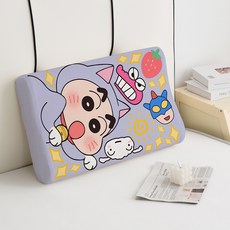 짱구는 못말려 실버폭스 사계절 베개커버, 30*50cm{싱글 베개 커버}, G34G