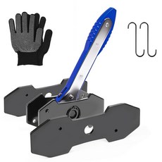 브레이크 캘리퍼 압축 도구 360° 스윙 래칫 스위치 추가 대형 스틸 플레이트 2개와 후크 2개 및 나일론 그립 작업 장갑 싱글/트윈/쿼드 피스톤 디스크 브레이크 수리/, 브레이크 캘리퍼 압축 도구, 360° 스윙 래칫 스위