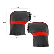 摩託車手把保暖套 冬季電瓶車擋風手套 防風加厚反光電動車把手, 1個, 常規