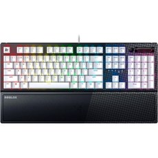 레이저 블랙위도우 V3 기계식 게이밍 키보드 로블록스 에디션 RGB 조명, 키보드 클래식 블랙 Clicky 스위치, Roblox 에디션, Roblox 에디션, 청축