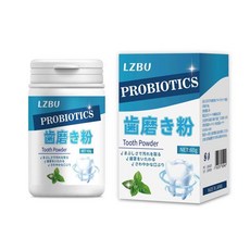 LZBU 益生菌牙粉 改善口氣、亮白牙齒, 1個, 60L