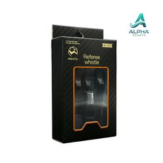 알파 심판호신용 호루라기 호각 휘슬, 1개, 블랙