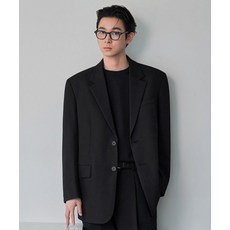 무신사스탠다드 MUSINSA STANDARD 대디 숄더 오버사이즈 블레이저 [블랙] MMAJK9Z01-BK 150802