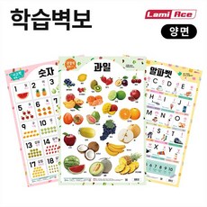 양면학습벽보 한글 라미에이스, 단품