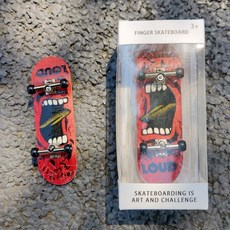 핑거보드 키덜트 스케이트보드 손가락보드 DECK 나무, 1개, 앵그리 블레이징 99mm 베어링휠 조립완료