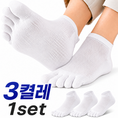 핏노아 남성 메쉬 발가락양말 통풍 발목 단목 여름 양말