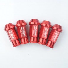 휠너트 튜닝 락와샤 락볼트 락소켓 롱 락너트 D1 Spec 휠 러그 너트 JDM 50mm 35mm 자동차 레이싱 알루미늄 합금 너트 나사 M12x1.5 1.25 길이 2