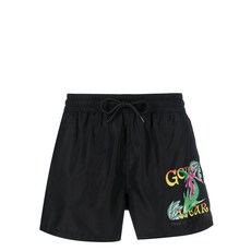 GCDS 그래픽 프린트 스윔 쇼츠, 블랙계열