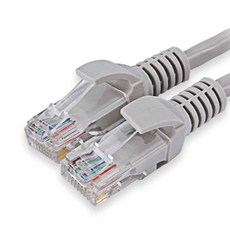 칼론 CAT6 랜선 랜케이블, 그레이, 2개, 5m