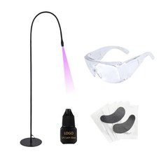 속눈썹 연장 네일아트 글루 램프 클립 뷰티 살롱 데스크, 1개, 7. UV lamp set - 2