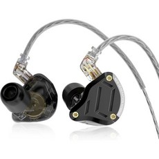 KZ ZS10 Pro 2 인이어 모니터 4BA+1DD 하이브리드 드라이버 4개 조절 스위치 하이파이 베이스 노이즈 차단 IEM 선명한 모든 주파수의 스테레오 사운드 편안한 이어, KZ Nomic