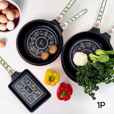 인덕션겸용 대형후라이팬 사각후라이팬 볶음팬, 소테팬24cm