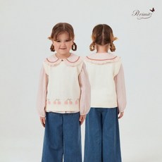 페리미츠 체리 니트 베스트 P2612K461