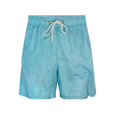 폴앤샤크 로고 장식 스윔 쇼츠, 블루계열