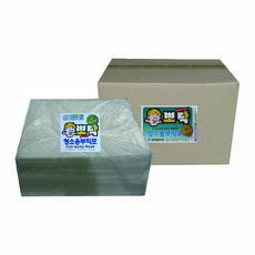 뽀닥 청소용부직포 물먹는 정전기용 물걸레 민무늬중형 400X300 1.80kg 한박스 대용량, 한박스_민무늬 중형 400X300 1.80kg, 1개