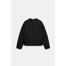 [국내발송] 자라 ZARA 리본 패딩 점퍼 - 블랙