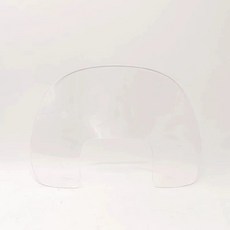 실버 탑박스 베스파 리어 접이식 부품 LX125 캐리어, D. 투명 스퀘어 앞 유리