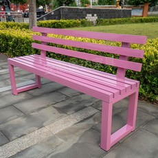 원목 3인용 벤치 의자 야외 정원 카페 휴식용, 블랙 의자 40x85cm 1.2미터 길이
