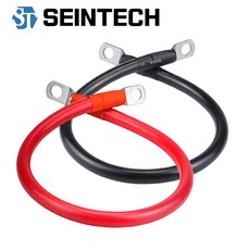 전원 케이블 8AWG 8SQ 실리콘 전선 차량 자동차 배터리 밧데리 인버터 파워뱅크, 검정