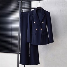 셀럽당 정장 세트 여자 아우터 비즈니스 기질 봄가을 오피스룩 정장 세트C02777