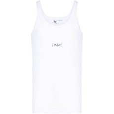 랜덤아이덴티티 로고 프린트 탱크 탑