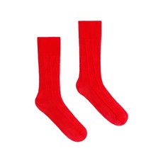 드리스 반 노튼 텍스처 코튼 양말