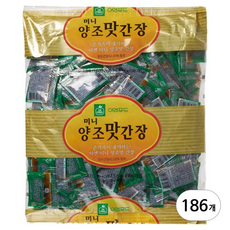 이엔푸드 미니 양조 맛간장 5.6ml, 186개