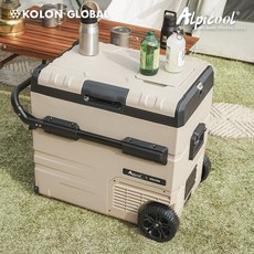 알피쿨 이동식 차량용 캠핑냉장고 Xpro55, 56L, 샌드베이지