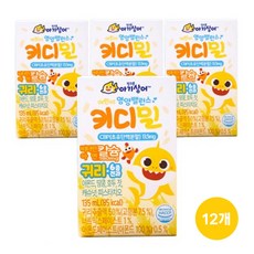 핑크퐁 아기상어 귀리 비타민 미네랄 3대 영양소 키디밀, 135ml, 12팩