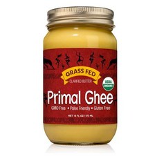 [PRIMAL GHEE] 자연방목 소 무염 기버터 473ml 방탄커피, 1개