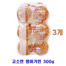 삼립 햄버거빵 3봉 (총 18개입), 300g, 3개
