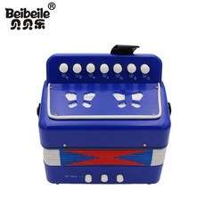 미니 초보자용 취미용 아코디언 악기 반도네온, B. 블루 모델 오르간