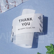 띠지(PB-032) 땡큐플라워 50x620 25장, 1개, 1