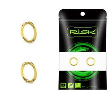 2PCS 보호 가스켓 링 자전거 페달 와셔 티타늄 O 스페이서 있는 외경 20mm, 02 Gold