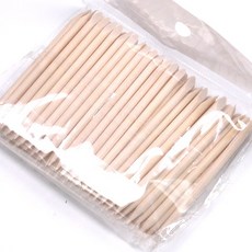 상세페이지참조 네일 우드스틱 100개입/ 다용도 네일케어도구 15.2cm, 1개