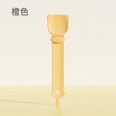 寵物湯匙 貓條餵食器 橙色, 1個