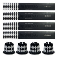 네스프레소 캡슐커피 에스프레소 파리 40개입, 4개, 5.6g, 10개입