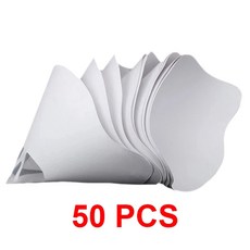 3D 프린터 종이 필터 50Pcs Pla 광경화 소모품 UV 수지 두꺼운 종이 깔때기, 02 50pcs