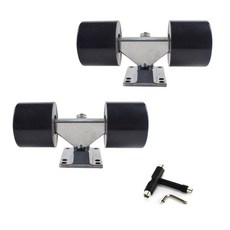 스케이트보드 휠 및 트럭 실링 휠 및 트럭 휠 롱보드 트럭 휠, 검은, 흑색의