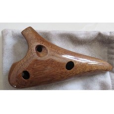 좋은 사운드 알토 C 우드 오카리나 악기 엘름 플루트 12 홀