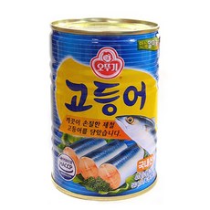 오뚜기 고등어 통조림, 1개, 400g