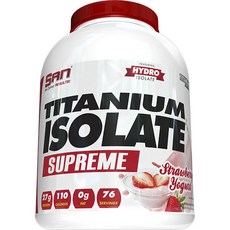 San 鈦&分離乳清蛋白粉 草莓優格風味, 1個, 2.3 公斤