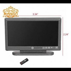 MANGO 娃娃屋迷你電視, 112娃娃屋diy小屋dollhouse迷你傢俱模型玩具成品平板液晶電視機, 1個