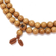 집대추 108염주[10mm] 염주 염주팔찌 합장주 불교용품 아리랑의봄, 단품, 1개