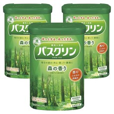 바스크린 입욕제 숲 향, 600g, 3개