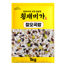 [횡재미가] 국산 정월대보름 찰오곡밥 혼합 잡곡 오곡쌀 1kg, 1개