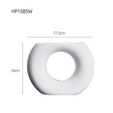 陶瓷花瓶, 1585W白色1136